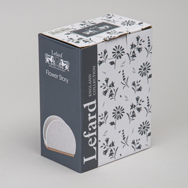 Салфетница lefard "flowers story" на дерев. подставке 12*4,5*9 см Lefard (474-260) Салфетница lefard "flowers story" на дерев. подставке 12*4,5*9 см Lefard (474-260)