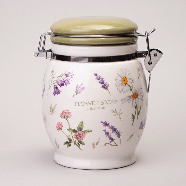 Банка agness "flower story" 11,5*15 см 750 мл Agness (358-2181)