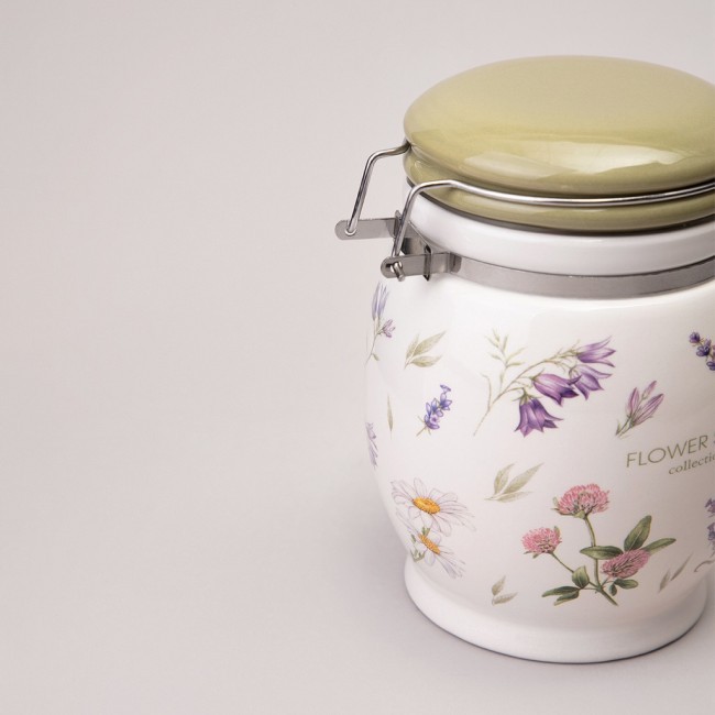 Банка agness "flower story" 11,5*15 см 750 мл Agness (358-2181)