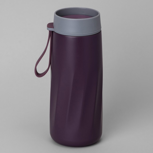 Термокружка curl grizzle  400 мл, колба нерж.сталь 18/10 Agness (798-101)