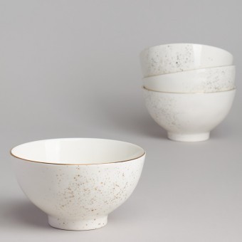 Набор салатников bronco "gold" 4 шт. 11,5*6,5 см 300 мл Bronco (263-1363)