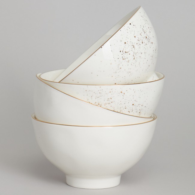 Набор салатников bronco "gold" 4 шт. 11,5*6,5 см 300 мл Bronco (263-1363)