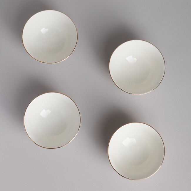 Набор салатников bronco "gold" 4 шт. 11,5*6,5 см 300 мл Bronco (263-1363)