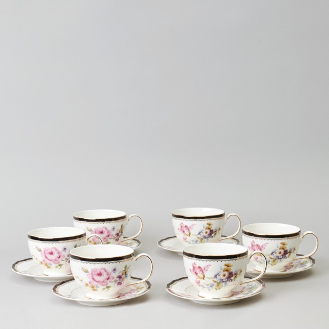 Чайный набор lefard "nostalgie" на 6 пер. 12 пр. 260 мл Lefard (590-663)