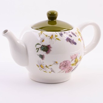 Заварочный чайник с крышкой 950мл Розовый сад доломит LR (60247) Заварочный чайник с крышкой 950мл Розовый сад доломит LR (60247)