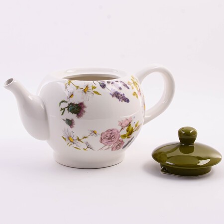 Заварочный чайник с крышкой 950мл Розовый сад доломит LR (60247) Заварочный чайник с крышкой 950мл Розовый сад доломит LR (60247)