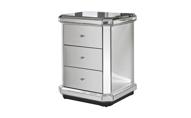 Тумба прикроватная зеркальная 50*43*65см (00002607) Тумба прикроватная зеркальная 50*43*65см (00002607)