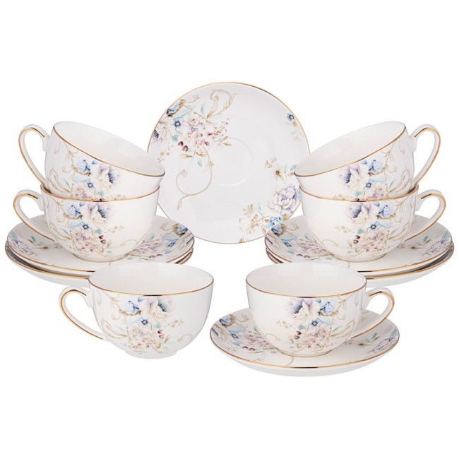 Чайный набор lefard "завтрак у короля" на 6 персон 12 пр. 280 мл Lefard (590-304)