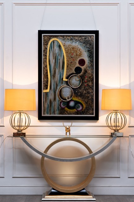 Консоль "Circus" со стеклом 157*46*82см (TT-00000436) Консоль "Circus" со стеклом 157*46*82см (TT-00000436)