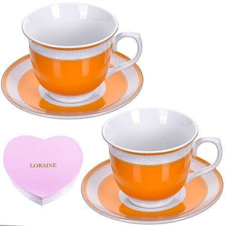 Чайная пара 4 предмета 220мл LR (28637)