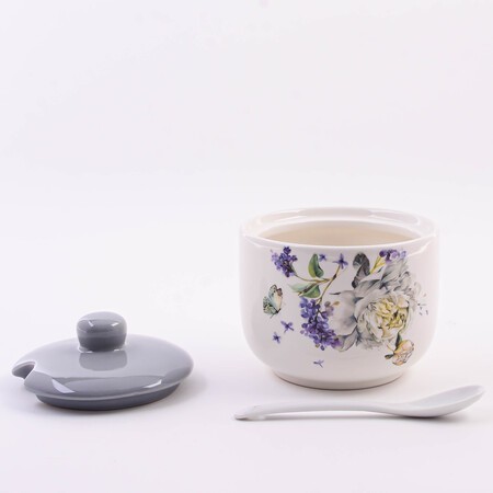 Сахарница 3пр 520мл Букет фантазий доломит LR (60215)