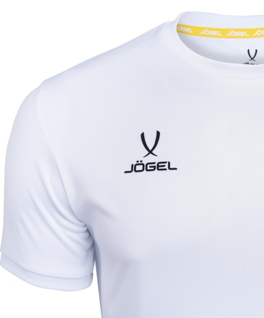 Футболка футбольная JOGEL CAMP Origin, белый/черный, детский (702124)
