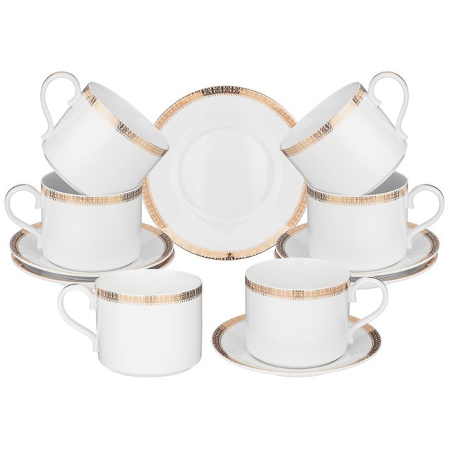 Чайный набор lefard "crown" на 6 пер. 12 пр. 300 мл золотой Lefard (590-457)