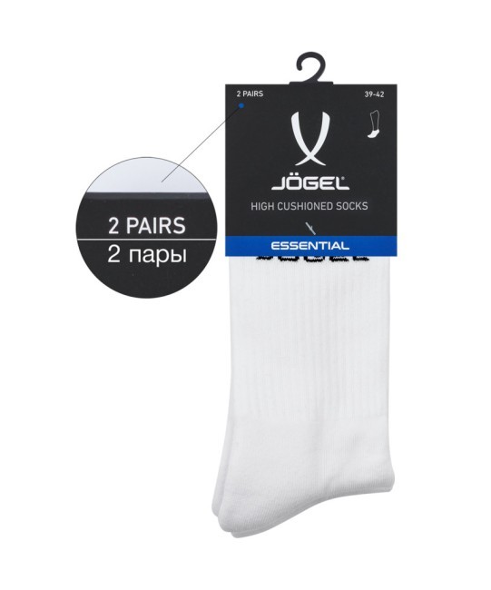 Носки высокие JOGEL ESSENTIAL High Cushioned Socks, белый, 2 пары (1759222) Носки высокие JOGEL ESSENTIAL High Cushioned Socks, белый, 2 пары (1759222)