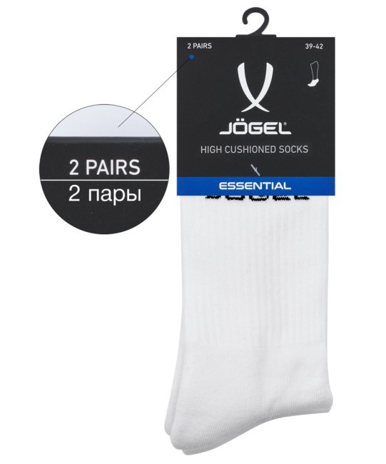 Носки высокие JOGEL ESSENTIAL High Cushioned Socks, белый, 2 пары (1759222) Носки высокие JOGEL ESSENTIAL High Cushioned Socks, белый, 2 пары (1759222)