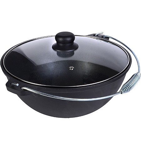 Казан чугун 6 л, крышка, ручка.MB (31163) Казан чугун 6 л, крышка, ручка.MB (31163)