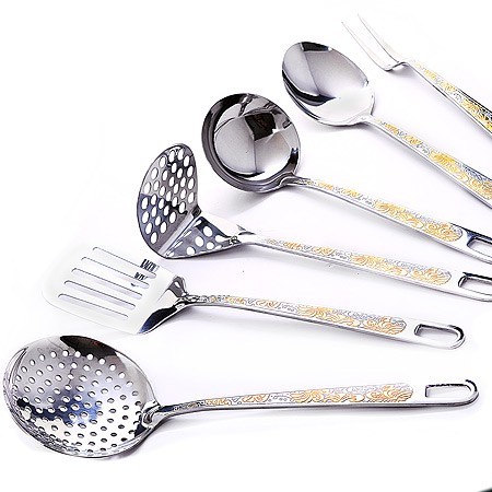 Набор кухонных принадлежностей 7пр на подставке нерж/ст Mayer&Boch (40451)