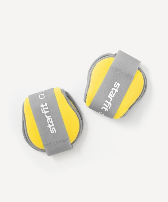 Утяжелители универсальные STARFIT WT-502, 0,5 кг, желтый/серый (2107892) Утяжелители универсальные STARFIT WT-502, 0,5 кг, желтый/серый (2107892)