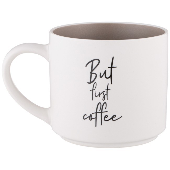 Кружка "кофемания but first coffee" 470 мл Lefard (260-980)