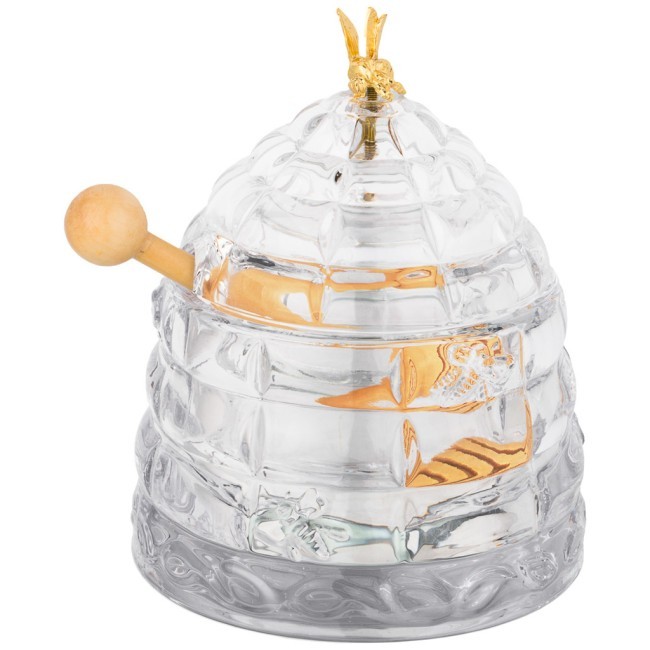 Банка для меда с палочкой 280 мл. диа=11,5 см. в=14 см. коллекция "muza" Lefard (355-003) Банка для меда с палочкой 280 мл. диа=11,5 см. в=14 см. коллекция "muza" Lefard (355-003)