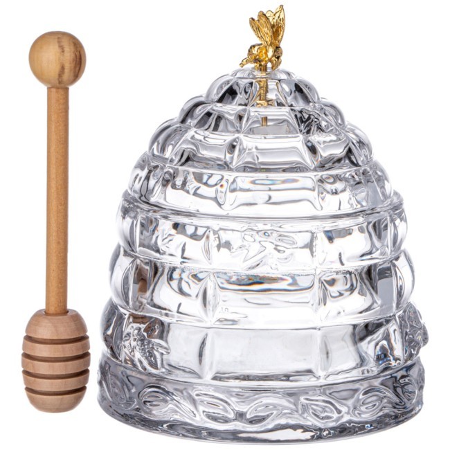 Банка для меда с палочкой 280 мл. диа=11,5 см. в=14 см. коллекция "muza" Lefard (355-003) Банка для меда с палочкой 280 мл. диа=11,5 см. в=14 см. коллекция "muza" Lefard (355-003)