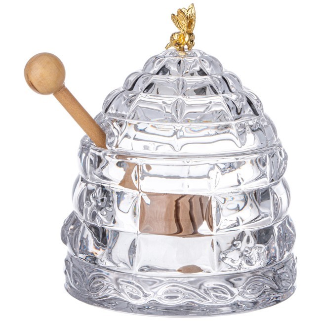 Банка для меда с палочкой 280 мл. диа=11,5 см. в=14 см. коллекция "muza" Lefard (355-003) Банка для меда с палочкой 280 мл. диа=11,5 см. в=14 см. коллекция "muza" Lefard (355-003)