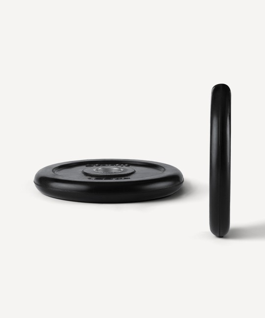 Диск обрезиненный STARFIT BB-202 d=26 мм, стальная втулка, черный, 1,25 кг (998361)