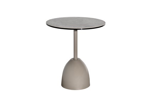 Стол журнальный, керамика Август Серый (Augustus Gray) d48*55см (TT-00015703)