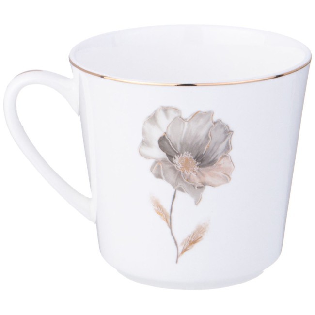 Кофейный набор lefard "inspiration" золотой цветок на 6 пер. 12 пр. 220 мл Lefard (422-128)