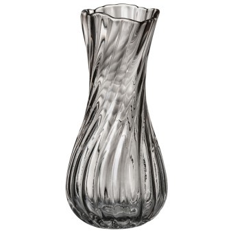 Ваза lefard "glass nature" grey 12*12*25,5 см Lefard (698-136)