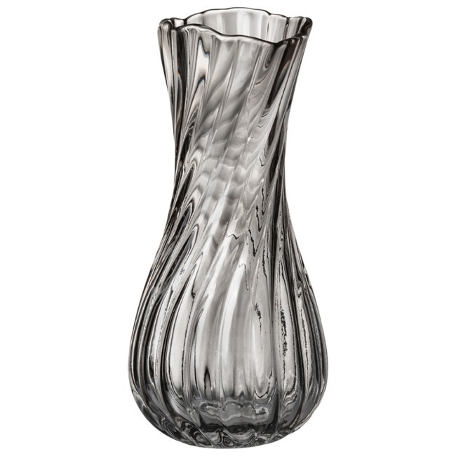 Ваза lefard "glass nature" grey 12*12*25,5 см Lefard (698-136)