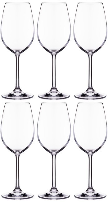 Набор бокалов для вина из 6 шт. "gastro / colibri" 350 мл. высота=22 см. Crystalite Bohemia (669-062)