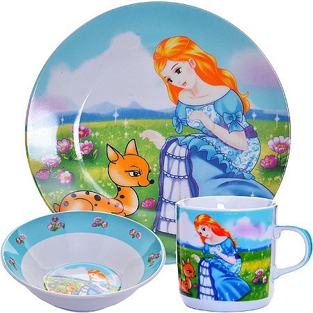 Детский набор 3 пр "Принцесса" LR (х12) " (27343) Детский набор 3 пр "Принцесса" LR (х12) " (27343)