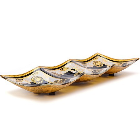 Менажница 38,5х13,5 см, 3 секции (261-1) Менажница 38,5х13,5 см, 3 секции (261-1)