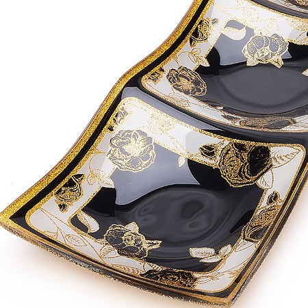 Менажница 38,5х13,5 см, 3 секции (261-1) Менажница 38,5х13,5 см, 3 секции (261-1)