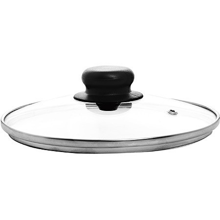 Крышка стеклянная с метал/обод 20см (х30)(28) (4720)