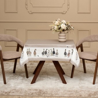 Скатерть "family farm" 110х140см , 100% хлопок, капучино , твил, пропитка Lefard (850-749-20) Скатерть "family farm" 110х140см , 100% хлопок, капучино , твил, пропитка Lefard (850-749-20)