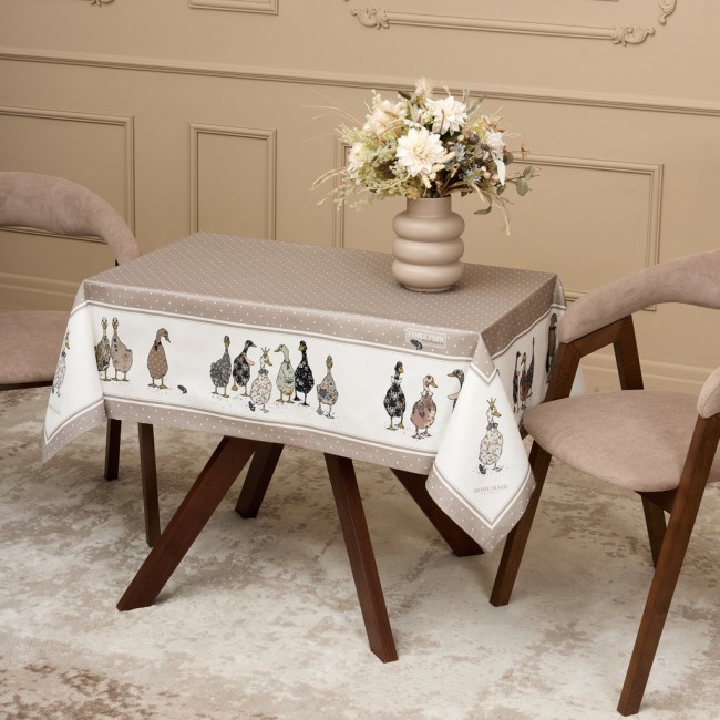 Скатерть "family farm" 110х140см , 100% хлопок, капучино , твил, пропитка Lefard (850-749-20) Скатерть "family farm" 110х140см , 100% хлопок, капучино , твил, пропитка Lefard (850-749-20)