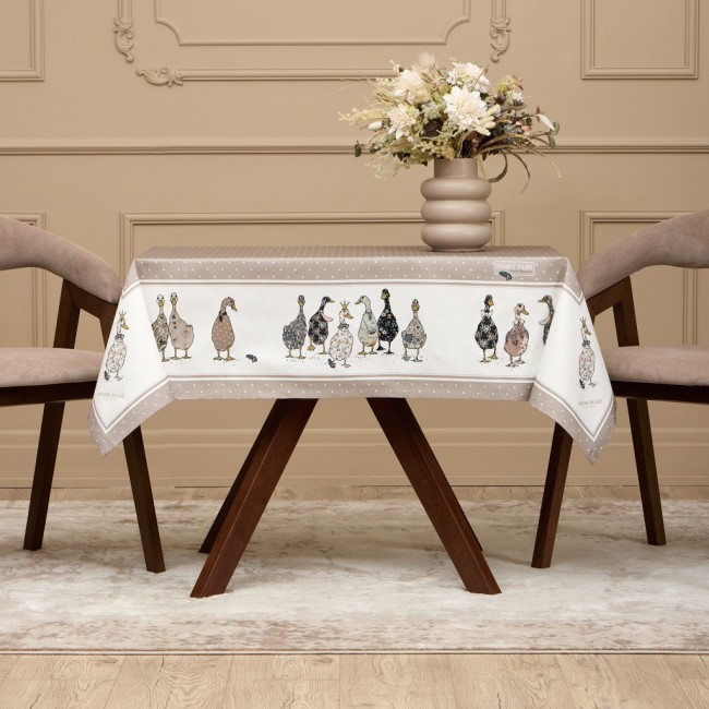 Скатерть "family farm" 110х140см , 100% хлопок, капучино , твил, пропитка Lefard (850-749-20) Скатерть "family farm" 110х140см , 100% хлопок, капучино , твил, пропитка Lefard (850-749-20)