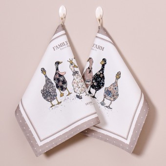 Набор полотенец из 2-хшт"family farm",40х60см, 100% хлопок, капучино Lefard (850-749-61) Набор полотенец из 2-хшт"family farm",40х60см, 100% хлопок, капучино Lefard (850-749-61)