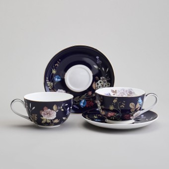 Чайный набор lefard "кобальт" на 2 пер. 4 пр. 300 мл Lefard (86-2504-1) Чайный набор lefard "кобальт" на 2 пер. 4 пр. 300 мл Lefard (86-2504-1)