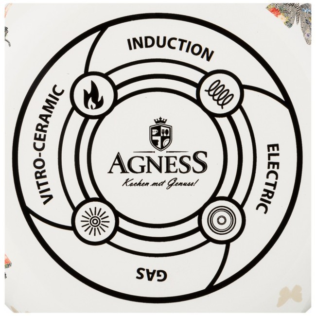 Чайник эмалированный agness, серия винтаж, 2,2л Agness (950-026)