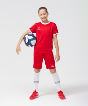 Футболка футбольная JÖGEL CAMP Origin, красный/белый, детский (702135) Футболка футбольная JÖGEL CAMP Origin, красный/белый, детский (702135)