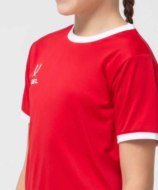 Футболка футбольная JÖGEL CAMP Origin, красный/белый, детский (702135) Футболка футбольная JÖGEL CAMP Origin, красный/белый, детский (702135)
