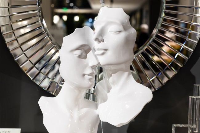 Статуэтка "Влюбленные" бел. 43*19*60см (TT-00006378)