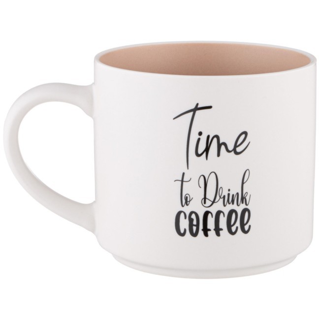 Кружка "time to drink coffee" 470 мл Lefard (260-981)