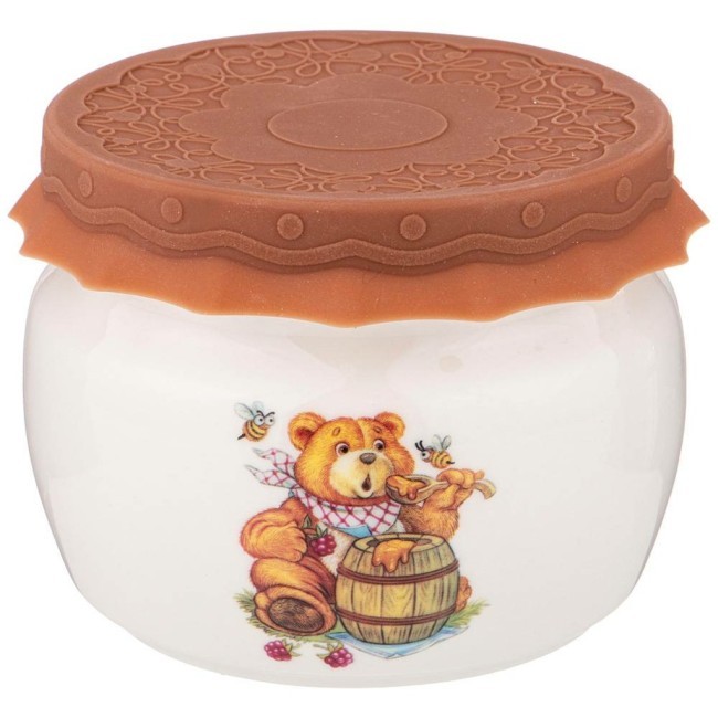 Банка с силиконовой крышкой "мед" 500 мл Lefard (359-577) Банка с силиконовой крышкой "мед" 500 мл Lefard (359-577)