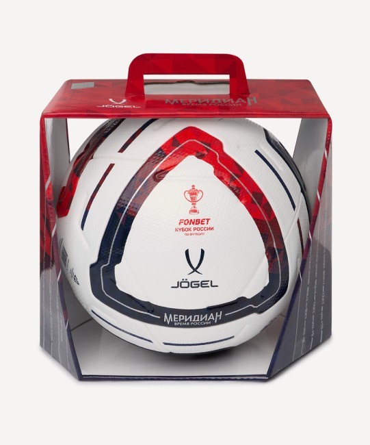 Мяч футбольный JOGEL Meridian Elite RUSSIAN CUP BOX №5 (2121511) Мяч футбольный JOGEL Meridian Elite RUSSIAN CUP BOX №5 (2121511)