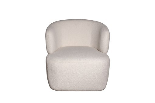 Кресло Tirolo букле белое 73*79*76см (TT-00015265)