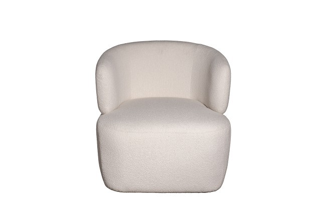 Кресло Tirolo букле белое 73*79*76см (TT-00015265)